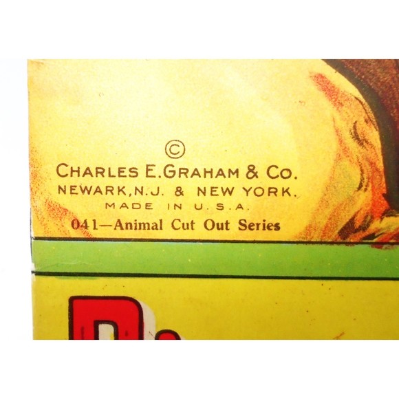 Antique 1918 "Puppy Squint" #041 Charles E. Graham Co. N.Y. Children Book - Picture 3 of 7